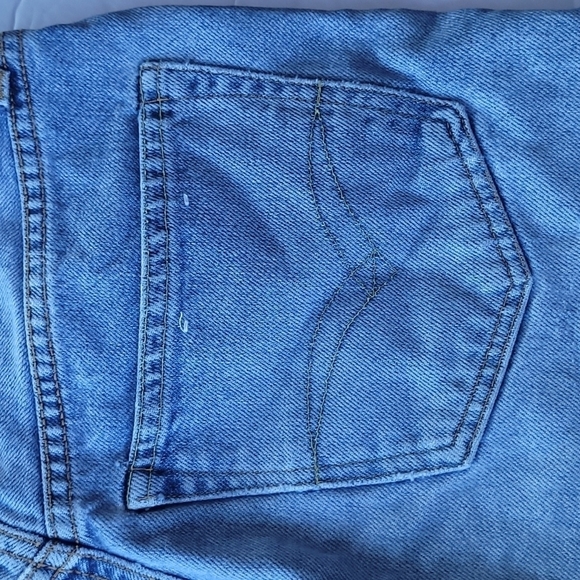 REPLAY Vintage High Waist Distressed Light Wash Italian Denim Shorts Size 27 - Picture 14 of 16
